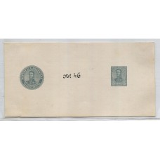 ARGENTINA 1908 CUÑO MULTIPLE DE SAN MARTIN EN OVALO ESTAMPILLA + ENTERO POSTAL MUY RARO